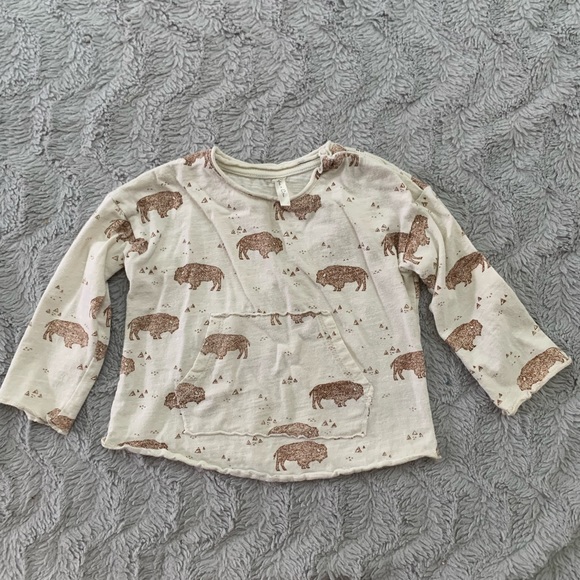 Rylee + Cru Buffalo Shirt - 6-12 Months - Picture 1 of 6